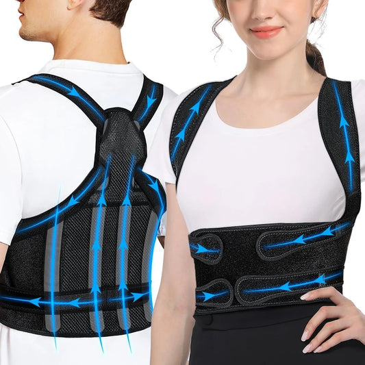 "Breathable Posture Corrector Brace – Neck & Back Pain Relief"