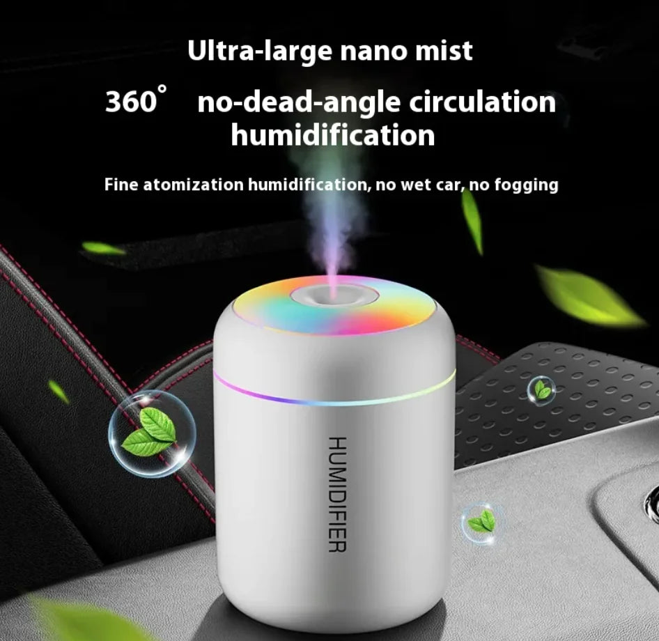 Mini Silent Seven-Color Ambient Light Humidifier